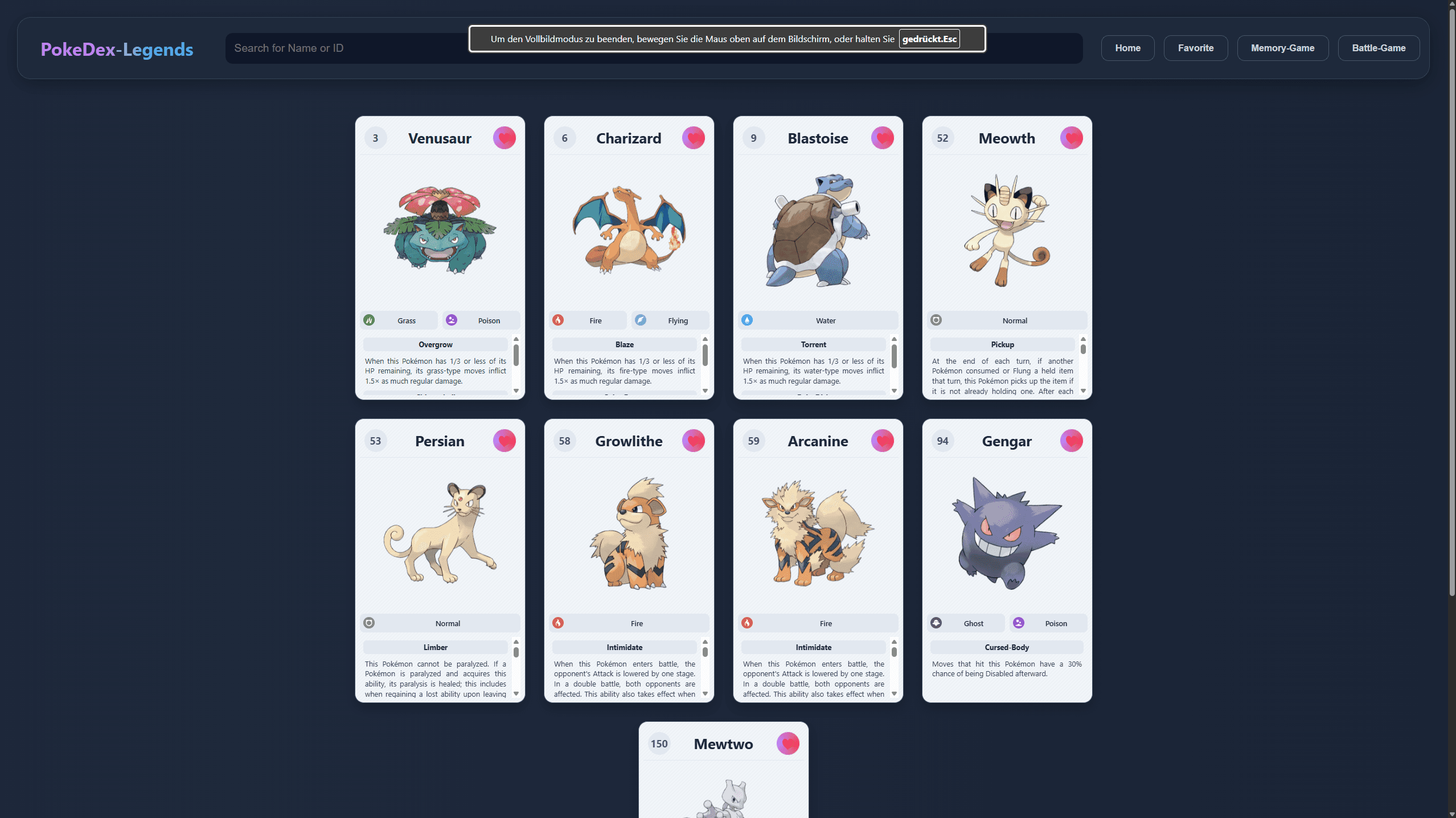 PokeDex Legends - Bild 2