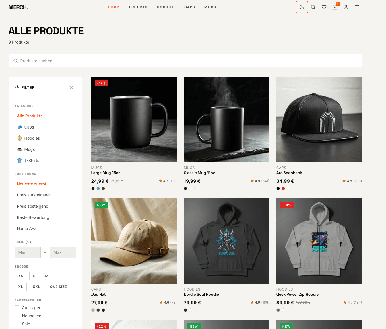 Merch Store Template - Bild 2